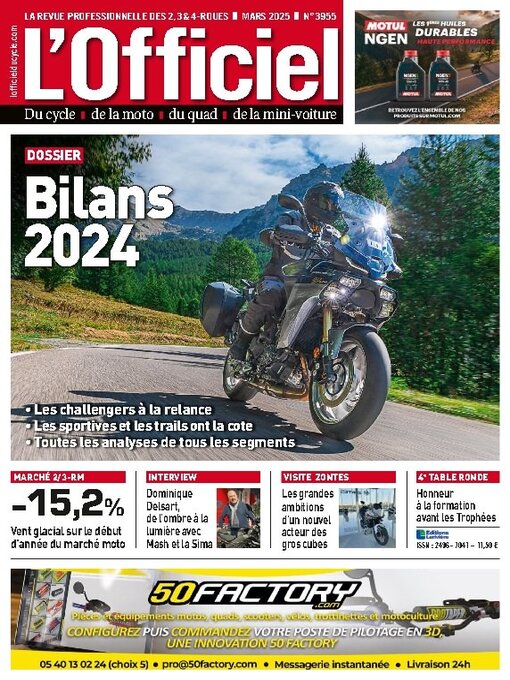 Titeldetails für L'Officiel du Cycle nach Editions Lariviere SAS - Verfügbar
